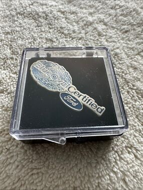 Ford Silver and Black 'Certified' Badge Lapel Pin